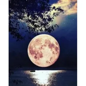 Norimpex kreativní sada malování podle čísel - měsíc (NO-1005598)