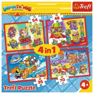 Trefl Tajní špióni Puzzle 4v1 el. (34376)
