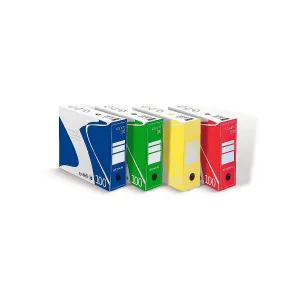 VauPe 10 cm box na dokumenty A4 - modrý 340 mm x 290 mm x 100 mm (435/03)