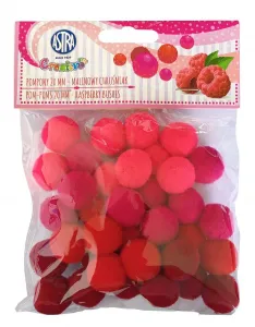 Creatinio malinový huckleberry pom-poms (335121021)