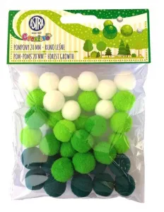 Creatinio pompons fleece mix (335121019)