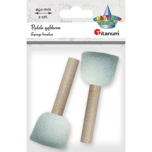 Titanum Craft-Fun Series malířský houbový štětec 4cm č. 4