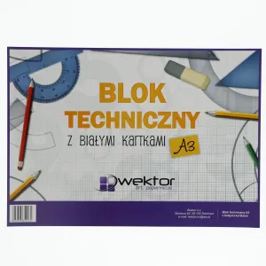 Technický blok Index A3 bílý 160g 10k