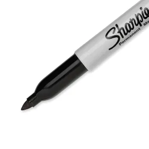 Jemný permanentní popisovač Sharpie, černý 1,0mm vláknový hrot (S0810930)