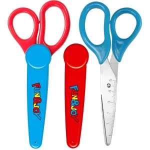 Nůžky Fun&Joy se zátkou 13 cm (FJ6850C-P)