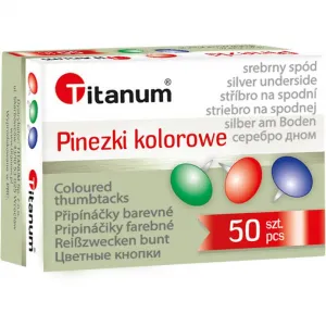 Titanové barevné kolíky barva: mix 50 ks
