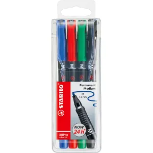 Stabilo OHP M 4 barvy (843/4)