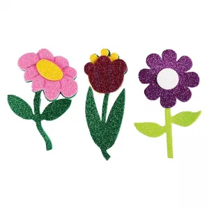 Nálepka (samolepka) Titanum Craft-Fun Series pěna Flowers (4673)