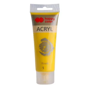 Akrylová barva Happy Color: žlutá 75ml (HA 7370 0075-1)