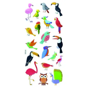 Nálepka (samolepka) Titanum Craft-Fun Series exotických ptáků (PPT2)