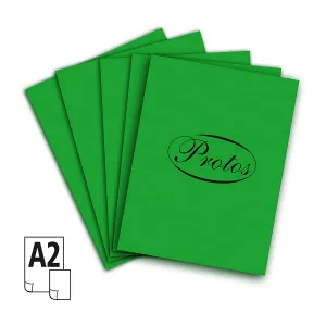 Protos list A2 zelený 20k 430mm x 610mm