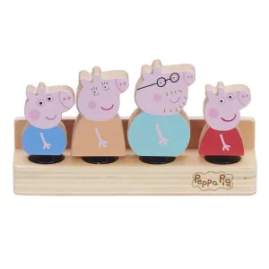 Tm Toys Prasátko Peppa dřevěná figurka 4 pack (PEP07207)