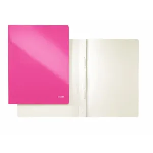 Leitz WOW A4 metalický růžový 80g pořadač (30010023)