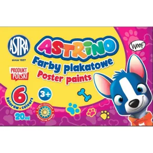 Astra ASTRINO plakátové barvy barva: měděná 20ml 6 barev. (301221001)