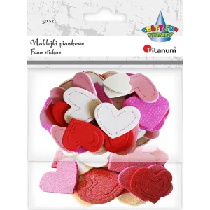 Titanum Craft-Fun Series srdíčka nálepka (YFS0126)