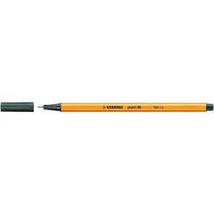 Inkoustové pero Stabilo, tmavě zelené 0,4 mm, 1 barva (88/63)