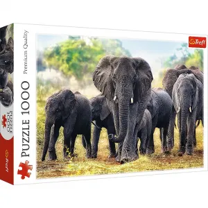 Puzzle Trefl Sloni afričtí 1000 el. (10442)
