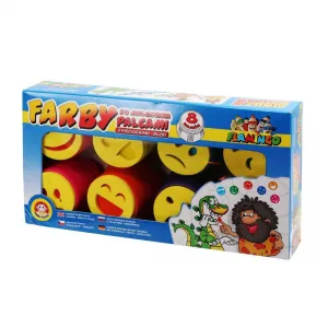 Barva na prsty Flamingo 25ml 8 barev. (8051)