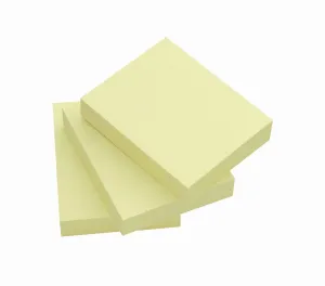 Q-Connect samolepicí bločky žluté 100k 38mm x 51mm (KF10500)