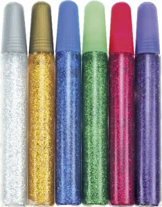 Titanum Craft-Fun Series tekuté lepidlo se třpytkami 6 barev 15,5 ml