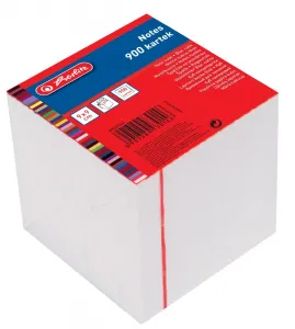 Herlitz papírová kostka - bílá 90 mm x 90 mm x 90 mm (9930140)