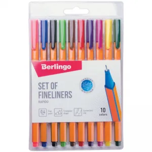 Inkoustové pero Berlingo Starlight, mix 0,4 mm, 10 barev (255126)