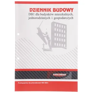 Ofsetový tisk Stavební kniha Stolgraf DB1 P11 A4 36k. (P11)