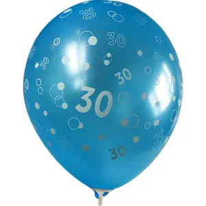 Amscan gumový balónek 6 ks 30 (996544)