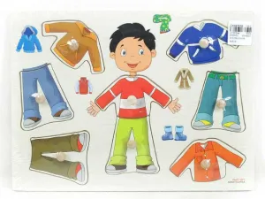 Bigtoys dřevěné puzzle chlapec (BPUZ4768)