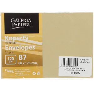 Obálka Galerie Papieru pearl gold p B7 - zlatá (280515)