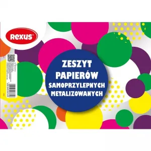 Barevný papírový zápisník Rexus A5 8k (607375)