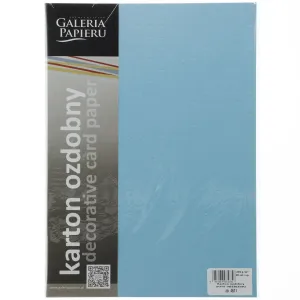 Dekorační papír (vizitky) Galerie papírových teček A4 - modrý 230g (204611)