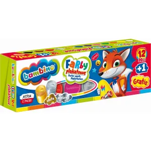 St.Majewski Polly kapesní plakátové barvy barva: mix 20 ml 12 barev.