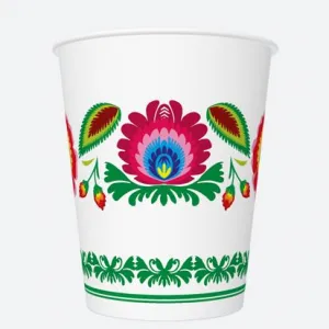 Jednorázový kelímek Pol-mak daisy 250ml (01)
