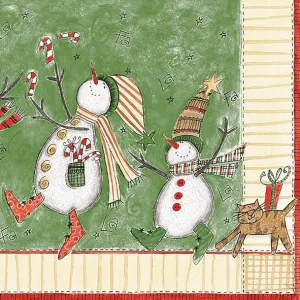 Ubrousky Pol-mak s hvězdičkou - mix 330 mm x 330 mm (Sd GW)