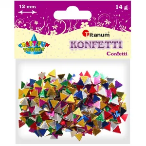 Confetti Titanum Craft-Fun Series Triangles mix barev