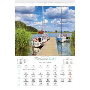 Lucrum nástěnný kalendář PEJZAŻE POLSKIE 13-planszowe 320mm x 470mm (RW01)