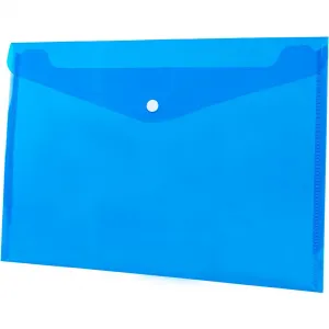 Tetis plastový pořadač na knoflíky obálka str. A4 barva: modrá 140 mic. 235 mm x 330 mm (BT611-N)
