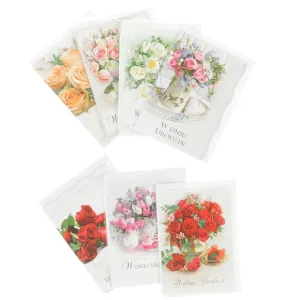 Narozeninová brokádová skládací karta B6 (5902221800511)