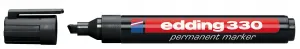 Edding 330 permanentní popisovač, černý 1,0-5,0 mm dlátovým hrotem
