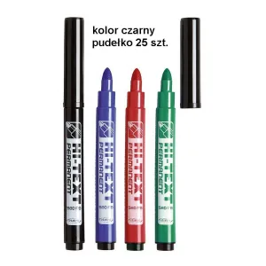 Permanentní popisovač Fibracolor HI-TEXT, černý, kulatý hrot 6,0 mm (580)