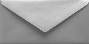 Stříbrná obálka DL Logos - stříbrná 110 mm x 220 mm