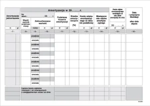 Ofsetový tisk Michalczyk i Prokop Ewidencja środków trwałych A5 A5 32k. (K-8)