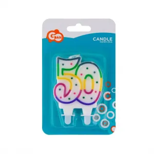 Godan narozeninová svíčka BIRTHDAY DREAMS (PF-SCK50)