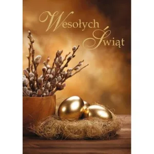 Skládací karta Art Nuvo Easter B6 (b6)