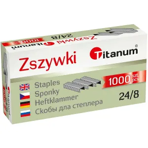 Titanum 24/8 sponky 1000 ks