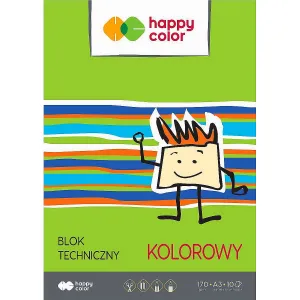 Happy Color A3 barevný technický blok 170g 10k (HA 3550 3040-09)