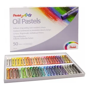 Olejové pastely Pentel 50 barev.