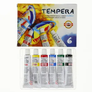 Koh-I-Noor temperová barva: mix 16 ml 6 barev.