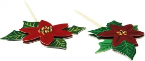 Titanum Craft-Fun Series papírové poinsettias xmass peří ornament (4832)